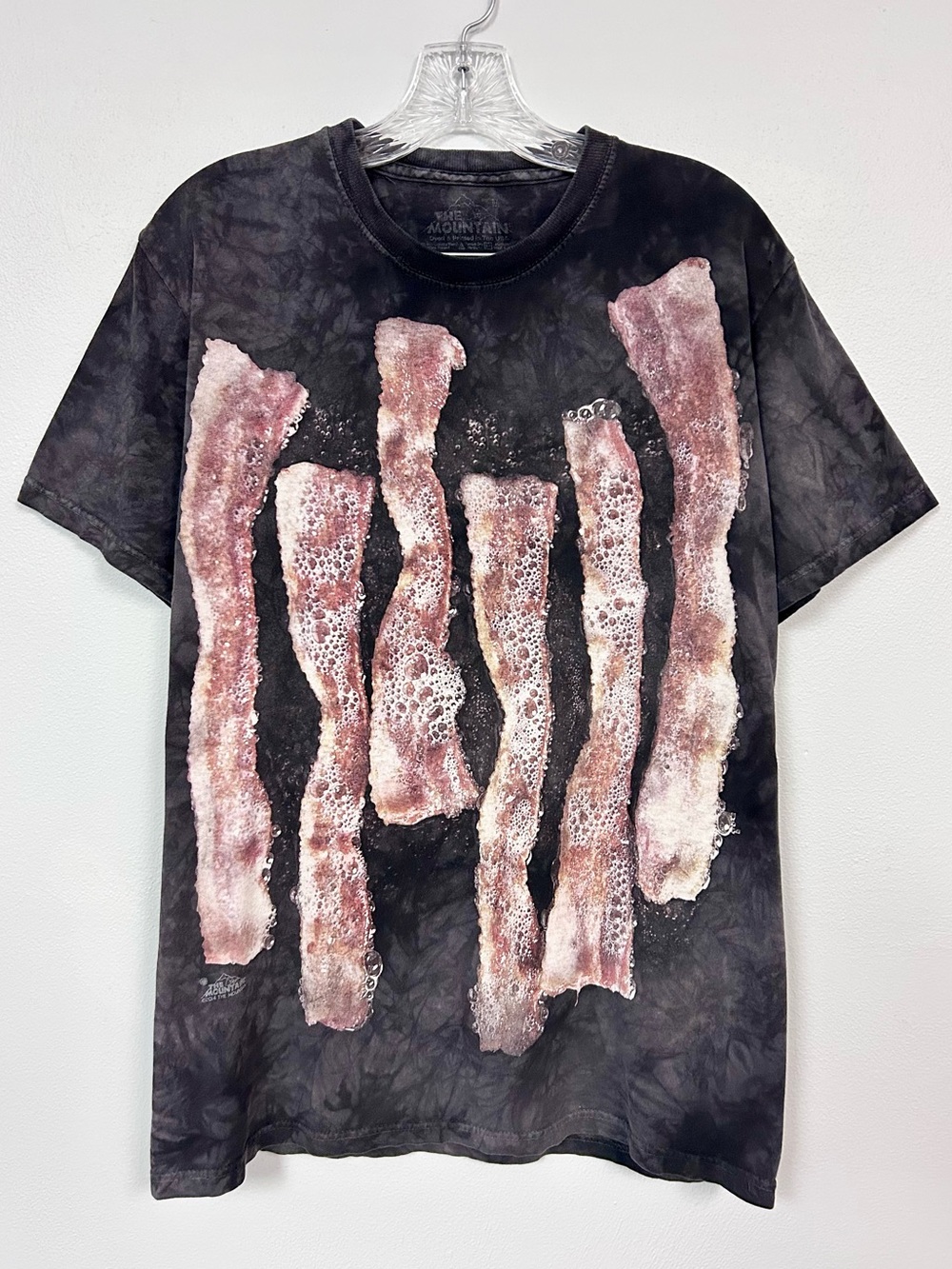 VINTAGE 🥓 The Mountain Sizzling Bacon Cotton Tie Dye Tee - Size M